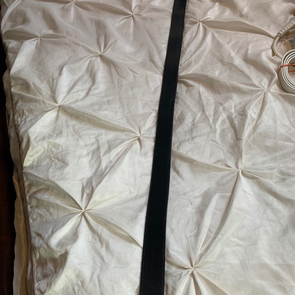 Tory Burch Tan/Black Snakeprint Reversible Leather Belt sz M - Picture 5 of 6